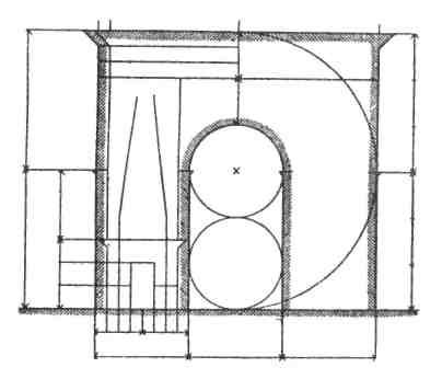 Строительные приёмы и формы в архитектуре Франции. Методы построения пропорций. Ворота Сен-Дени