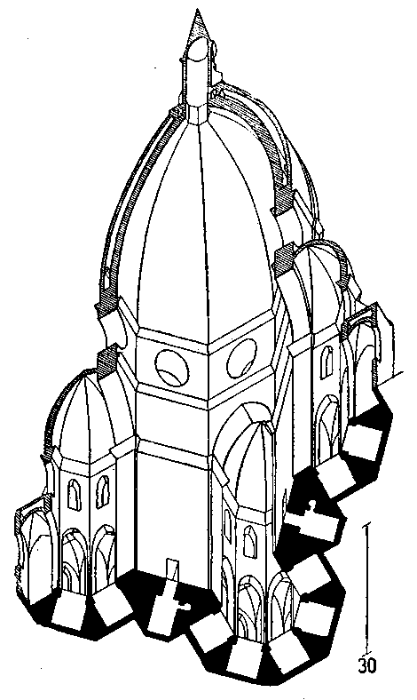 Памятники церковной архитектуры итальянского ренессанса. Купол Флорентийского собора