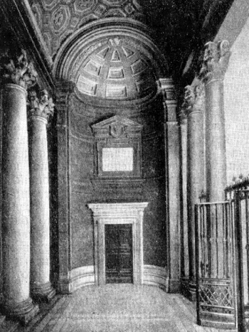 Барокко в архитектуре Италии. Рим. Церковь Санта Мариа ин виа Лата (на Корсо), 1658—1662 гг. П. да Кортона. Входная лоджия