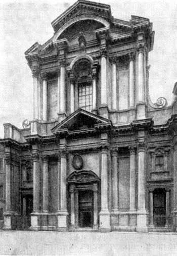 Барокко в архитектуре Италии. Рим. Церковь Санта Мариа ин Кампителли, 1665—1667 гг., К. Райнальди