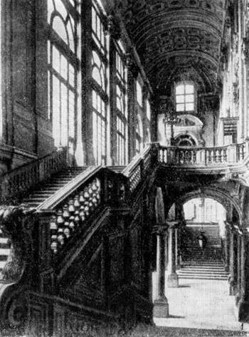 Барокко в архитектуре Италии. Турин. Палаццо Мадама, с 1718 г., Ф. Ювара. Парадная лестница