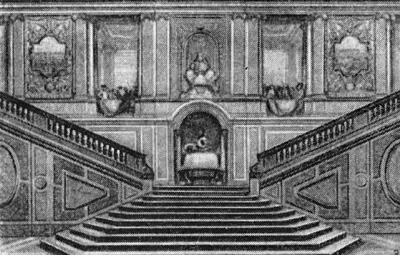Архитектура Франции. Версаль: лестница Послов, 1678—1679 гг., Л. Лево и Ш. Лебрен