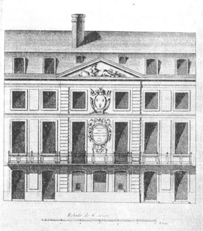 Архитектура Франции. Париж. Театр «Комеди Франсез», 1688 г., Ф. Д’Орбэ. Фасад