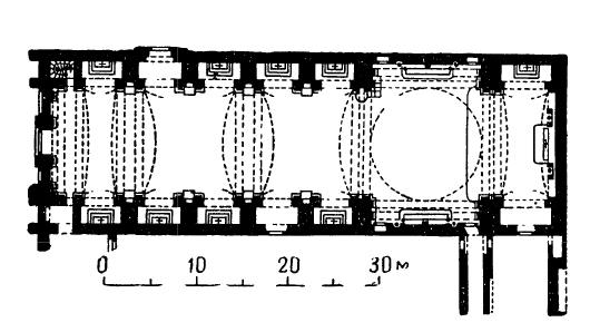 Архитектура Испании: Севилья. Ризница собора, 1617—1662 гг., М. Сумаррага. План