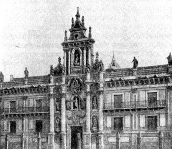 Архитектура Испании: Вальядолид. Университет, 1715 г. Н. и Д. Томэ