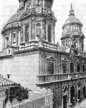 Архитектура Испании: Севилья. Храм Сан Луис, 1731 г., М. де Фигероа. Главный фасад