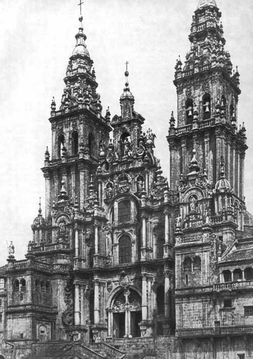 Архитектура Испании: Сантьяго де Компостела. Собор, 1680 г. Доминго Андраде