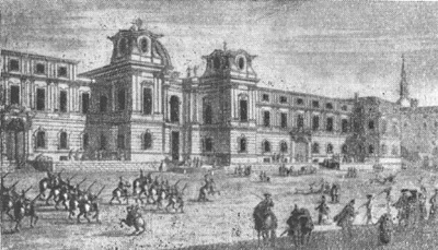 Архитектура Австрии: Зальцбург. Церковь Троицы, 1694—1702 гг., И. Б. Фишер фон Эрлах. Общий вид