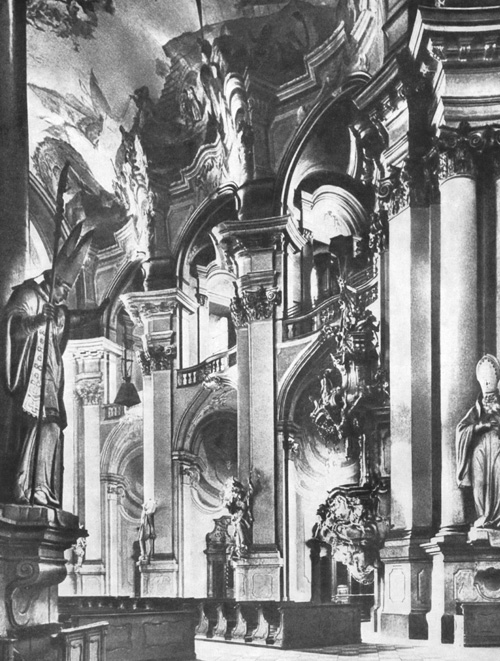 Архитектура Чехии: Прага. Церковь св. Николая, XVIII в. Игнац Динценхофер