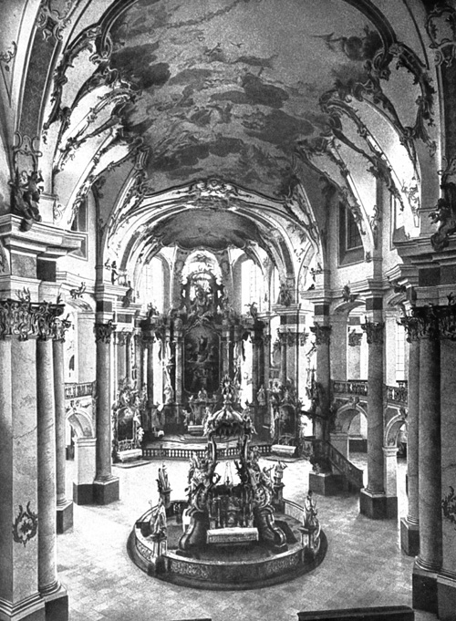 Архитектура Германии: Фирценхейлиген. Паломническая церковь, 1743— 1772 гг., Бальтазар Нейманн