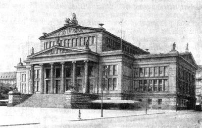Архитектура Германии: Берлин. 1 — Драматический театр, 1818—1821 гг.