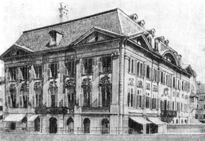 Архитектура Швейцарии: Цюрих. Цеховой дом «К Синице», 1752—1757 гг., Д. Морф