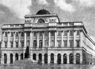 Архитектура Польши: Варшава. Дворец Сташица, 1818—1823 гг., А. Корацци
