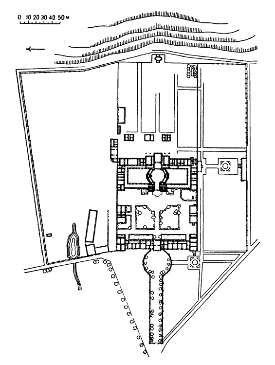Архитектура Литвы: Пажайслис. Генплан ансамбля, 1667—1712 гг., Л. Фредо