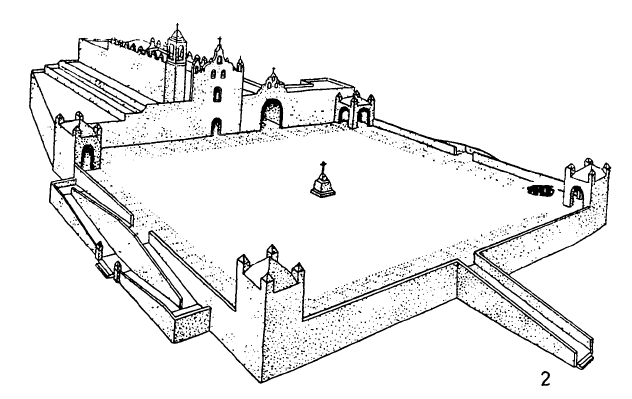 Архитектура Латинской Америки: Исмал, францисканский монастырь, 1553—1561 гг.