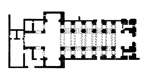 Архитектура Латинской Америки: Лима. Церковь Сан-Франсиско, 1657—1674 гг. План