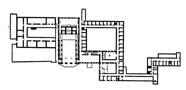 Архитектура Латинской Америки: Салвадор. План иезуитской коллегии с церковью, 1657—1694 гг.