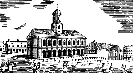 Архитектура США: Бостон (Массачусетс). Фанейл-Холл, 1740—1742 гг.