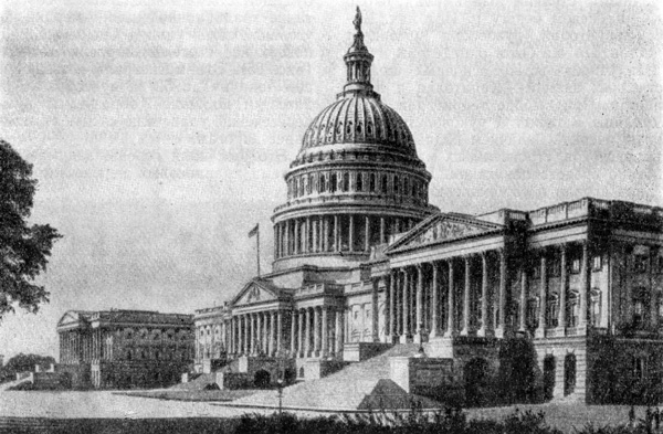 Архитектура США: Вашингтон. Капитолий, Б. Латроб, Ч. Балфинч, Т. Уолтер и др.