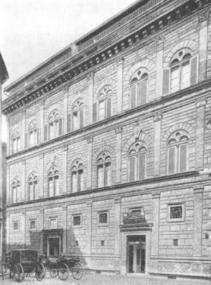 Архитектура эпохи Возрождения в Италии: Флоренция. Палаццо Ручеллаи, 1446—1451 гг. Альберти