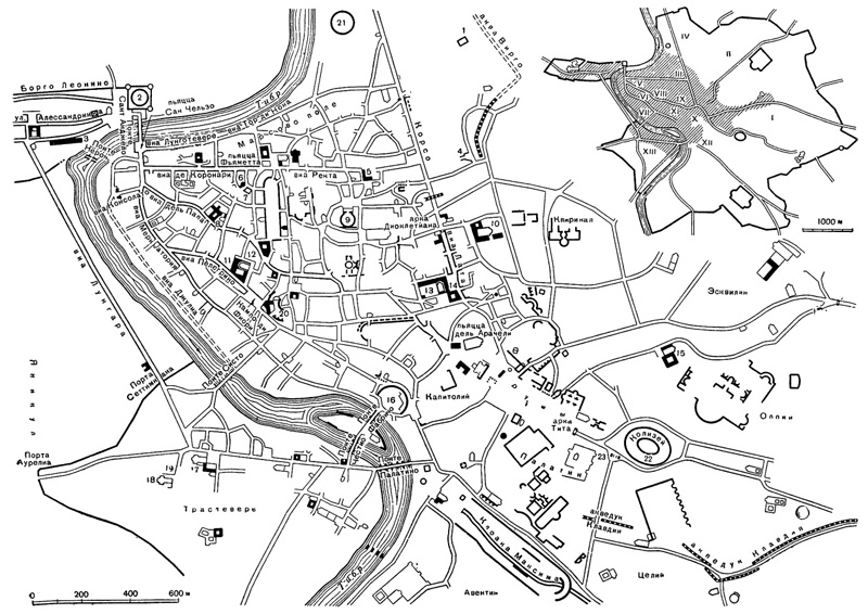 Архитектура эпохи Возрождения в Италии: Рим, XV в. План города