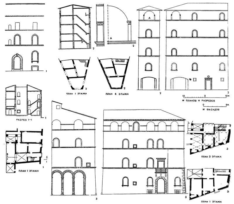Архитектура эпохи Возрождения в Италии: Рим. Жилые дома XV—XVI вв.