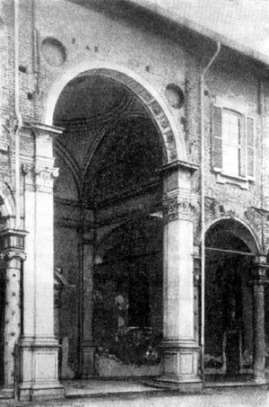 Архитектура эпохи Возрождения в Италии: Милан. Монастырь Сант Амброджо, с 1492 г. Браманте. Аркада двора