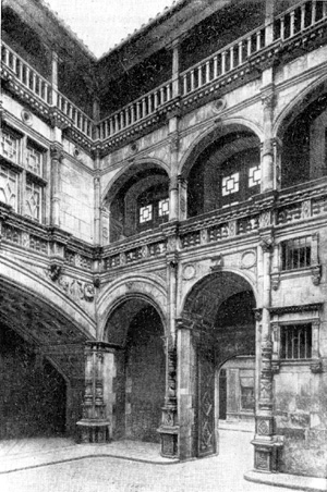 Архитектура Франции эпохи Возрождения: Тулуза. Отель Бернюи, около 1530 г.