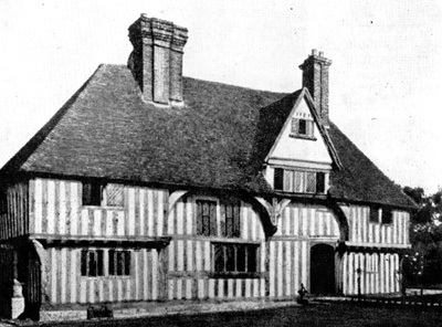 Архитектура Великобритании эпохи Возрождения: Усадебный дом Синьярдс (гр. Кент), около 1490 г.