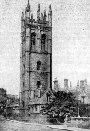 Архитектура Великобритании эпохи Возрождения: Оксфорд. Башня капеллы Модлин-колледжа, начало XVI в.