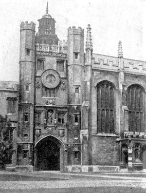 Архитектура Великобритании эпохи Возрождения: Кембридж. Тринити-колледж. Вход в капеллу