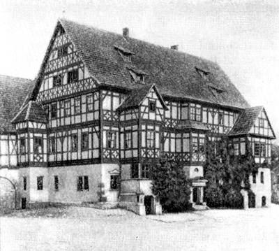 Архитектура Германии эпохи Возрождения: Мила в Тюрингии. Дворец, 1581 г.