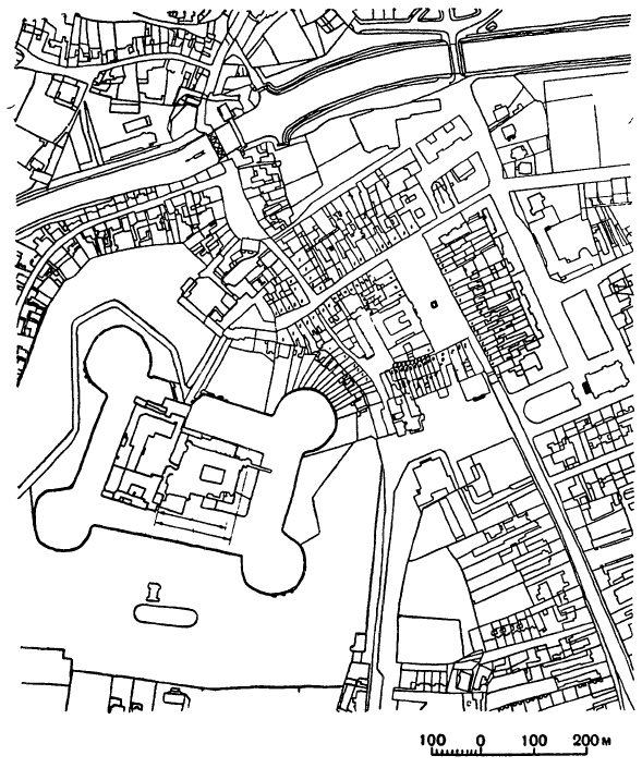 Архитектура Чехии эпохи Возрождения: Пардубице. План города