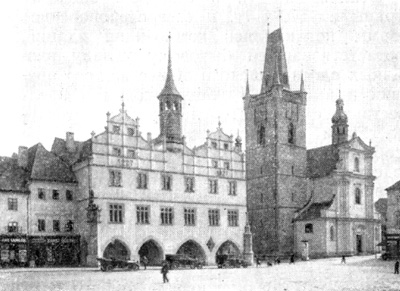 Архитектура Чехии эпохи Возрождения: Литомержице. Ратуша, 1550 г.