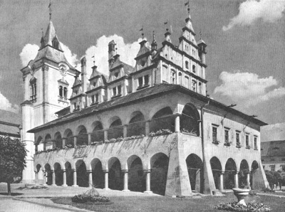Архитектура Словакии эпохи Возрождения: Левоча. Ратуша, 1550-1615 гг.