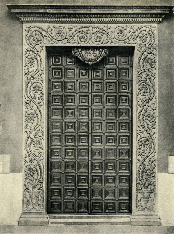 Мантуа. Базилика Сан Андрео. Двери и порталы в итальянской архитектуре
