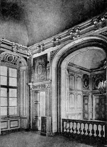 Архитектура Франции. Замок Мезон (близ Парижа), 1642—1646 гг., Ф. Мансар. Интерьер зала 2-го этажа