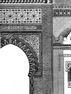 Алжирский дворец на Всемирной выставке 1878 год. Архитектор Ch. Wable
