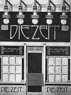 Контора газеты "Die Zeit" в Вене. Архитектор Otto Wagner